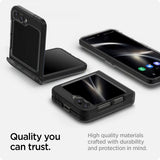 Spigen Samsung Galaxy Z Flip 6/Flip 7 FE Suojakuori Ultra Hybrid Pro Frost Gray