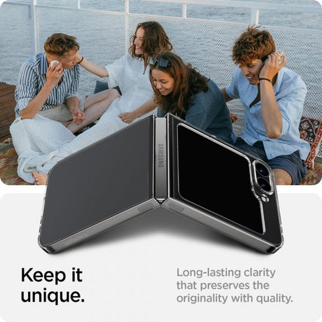 Spigen Samsung Galaxy Z Flip 6/Flip 7 FE Air Skin Crystal Clear -suojakuori