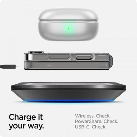 Spigen Samsung Galaxy Z Flip 6/Flip 7 FE Air Skin Crystal Clear -suojakuori