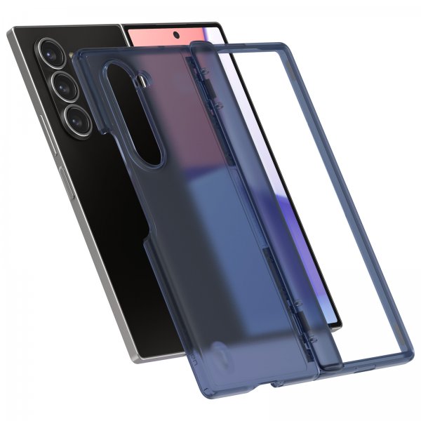 Spigen Samsung Galaxy Z Fold 6 Ultra Hybrid Pro -kuori, Frost Navy Blue