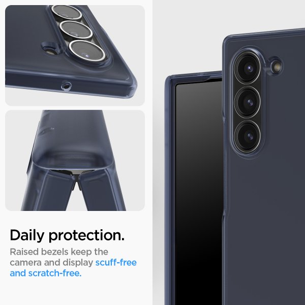 Spigen Samsung Galaxy Z Fold 6 Ultra Hybrid Pro -kuori, Frost Navy Blue