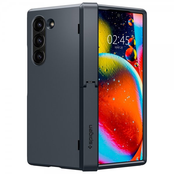 Spigen Samsung Galaxy Z Fold 6 Tough Armor Pro P Metal Slate -suojakuori