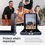 Spigen Samsung Galaxy Z Flip 6/Flip 7 FE Ultra Hybrid Pro Frost Navy Blue -suojakuori