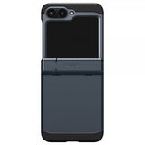 Spigen Samsung Galaxy Z Flip 6/Flip 7 FE Suojakuori Tough Armor Pro Metal Slate
