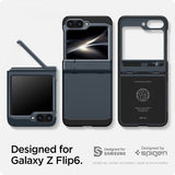 Spigen Samsung Galaxy Z Flip 6/Flip 7 FE Suojakuori Tough Armor Pro Metal Slate