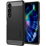 Spigen Sony Xperia 1 VI -kuori Rugged Armor Matte Black