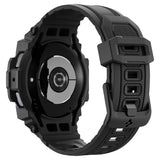 Spigen Samsung Galaxy Watch 7 40mm Ranneke ja Suojakuori Rugged Armor Pro Matte Black