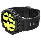 Spigen Samsung Galaxy Watch 7 40mm Ranneke ja Suojakuori Rugged Armor Pro Matte Black