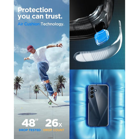 Spigen Samsung Galaxy A16 Ultra Hybrid Crystal Clear -suojakuori