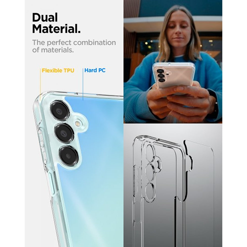 Spigen Samsung Galaxy A16 Ultra Hybrid Crystal Clear -suojakuori