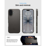 Spigen iPhone 17 -kuori Thin Fit MagFit Gunmetal
