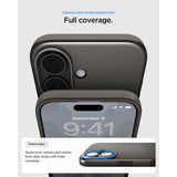 Spigen iPhone 17 -kuori Thin Fit MagFit Gunmetal