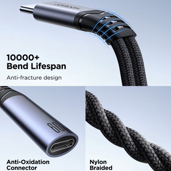 Joyroom Adapter 2-in-1-äänisovitin USB-C–3.5mm+USB-C
