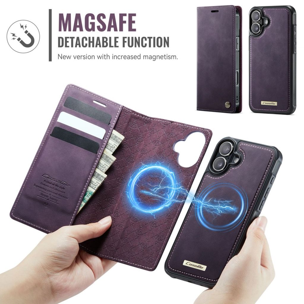 CaseMe iPhone 17 Kotelo C49 Series Violetti