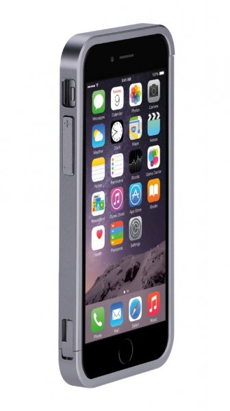 Just Mobile iPhone 6/6s Plus Kuori AluFrame Aluminum Bumper Harmaa
