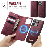 CaseMe iPhone 13 Pro Kotelo C49 Series Punainen