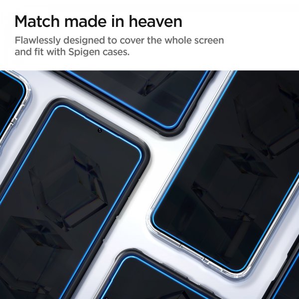 Spigen Samsung Galaxy S23 Plus Näytönsuoja GLAS.tR EZ Fit 2-pakkaus