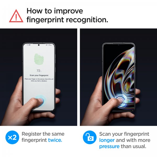 Spigen Samsung Galaxy S23 Plus Näytönsuoja GLAS.tR EZ Fit 2-pakkaus