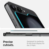 Spigen Samsung Galaxy Z Flip 5 Näytönsuoja GLAS.tR EZ Fit 2-pakkaus