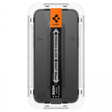 Spigen iPhone 15 Plus -näytönsuoja GLAS.tR EZ Fit FC Musta 2-pakkaus