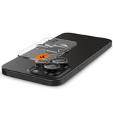 Spigen iPhone 14/15/16/17 Pro & Pro Max -kamerasuojalasi GLAS.tR EZ Fit Optik Pro 2-pakkaus, kristallinkirkas