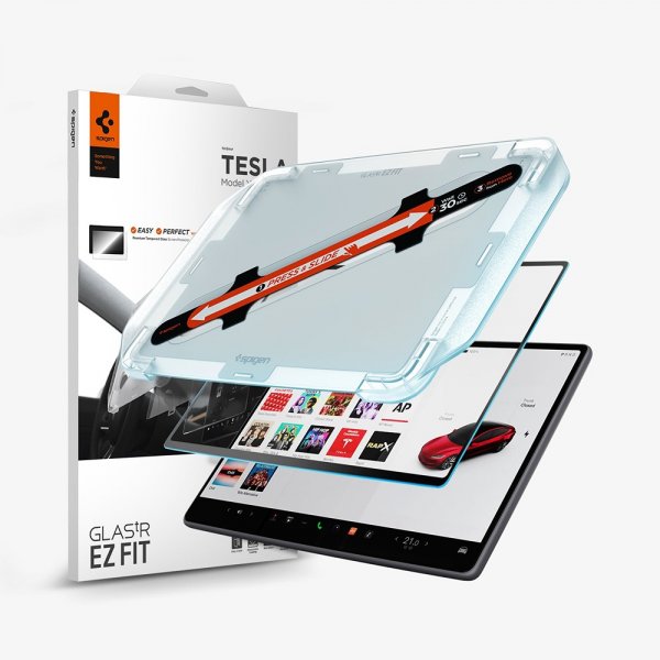 Spigen Näytönsuoja GLAS.tR EZ FIT Anti-Glare Tesla Model 3 (2024)