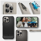Spigen iPhone 15 Pro/iPhone 15 Pro Max kamerans suoja GLAS.tR EZ Fit Optik Pro 2 kpl Natural Titanium