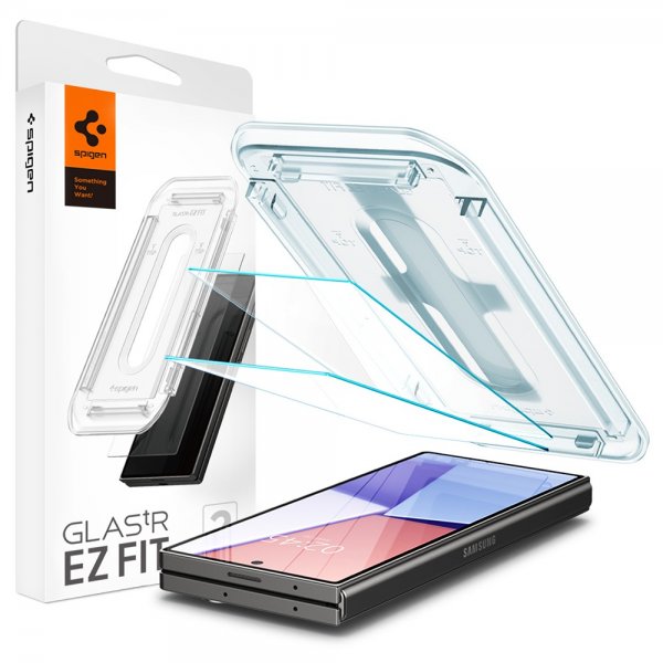 Spigen Samsung Galaxy Z Fold 6 Näytönsuoja GLAS.tR EZ Fit 2-pakkaus