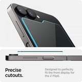 Spigen Samsung Galaxy Z Flip 6/Flip 7 FE Näytönsuoja GLAS.tR EZ Fit 2-pakkaus
