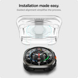 Spigen Samsung Galaxy Watch Ultra Näytönsuoja GLAS.tR EZ Fit 2-pakkaus