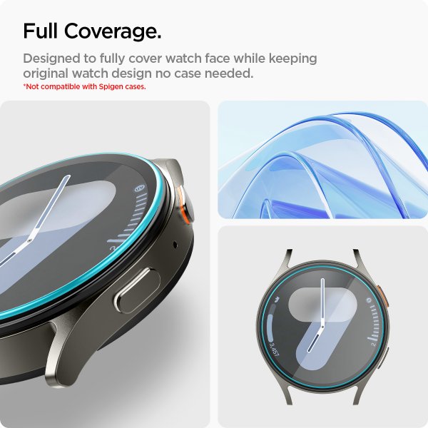 Spigen Samsung Galaxy Watch 7 44mm Näytönsuoja GLAS.tR EZ Fit 2 kpl