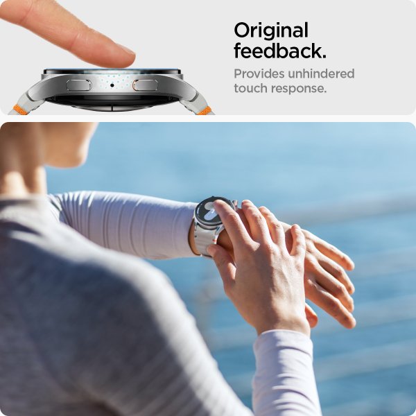 Spigen Samsung Galaxy Watch 7 44mm Näytönsuoja GLAS.tR EZ Fit 2 kpl