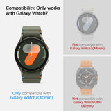 Spigen Samsung Galaxy Watch 7 40mm Näytönsuoja GLAS.tR EZ Fit 2 kpl