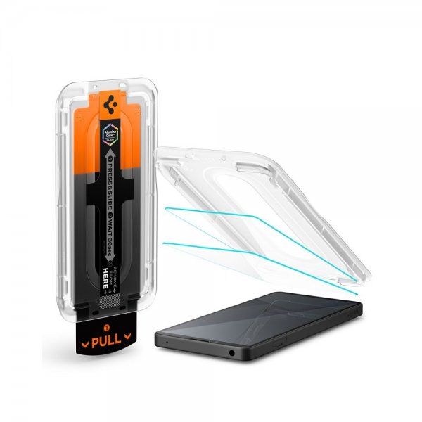 Spigen Sony Xperia 10 VII -näytönsuoja GLAS.tR EZ Fit Pro 2-pakkaus