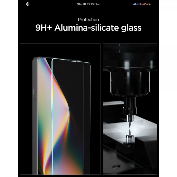 Spigen Sony Xperia 10 VII -näytönsuoja GLAS.tR EZ Fit Pro 2-pakkaus