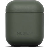 Nudient AirPods 1/2 Thin Case -kuori, Pine Green