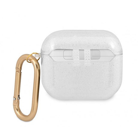 Guess AirPods 3 Kuoret Glitter Case Läpinäkyvä