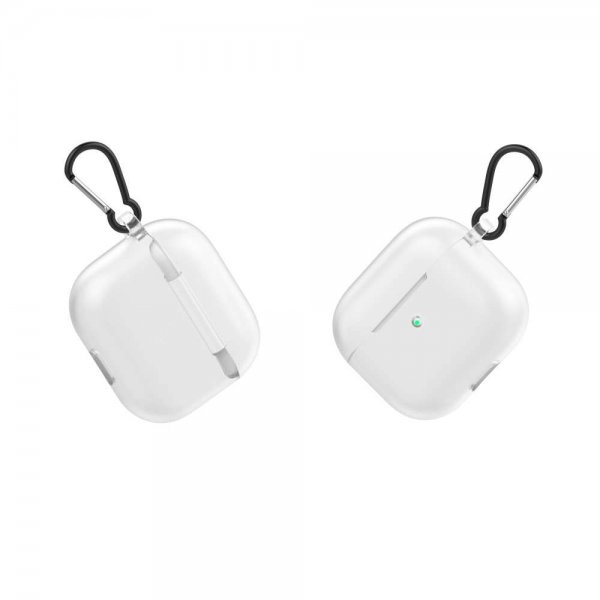 AirPods 3 Kuori Karabiinilukolla Frosted Kirkas