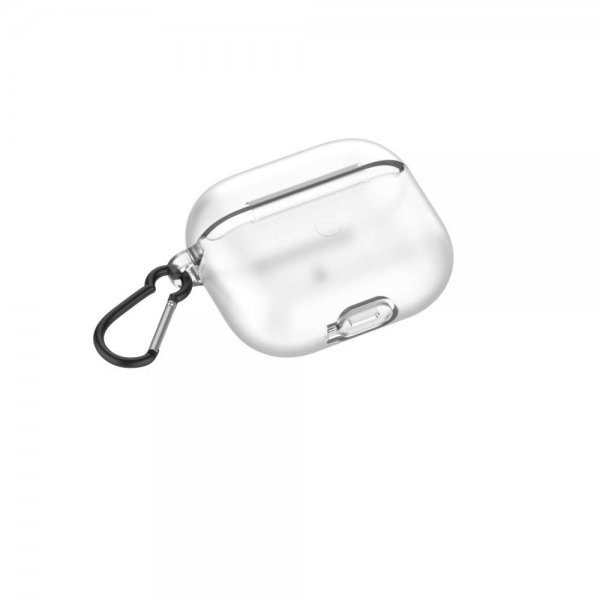 AirPods 3 Kuori Karabiinilukolla Frosted Kirkas