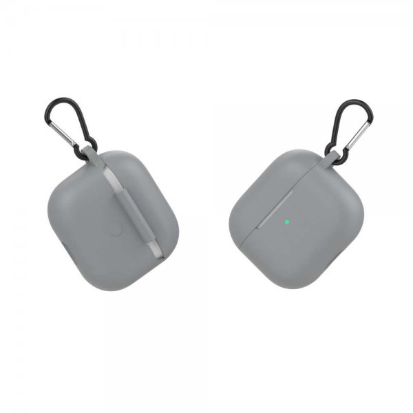 AirPods 3 Kuori Karabiinilukolla Harmaa