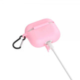 AirPods 3 Kuori Karabiinilukolla Vaaleanpunainen