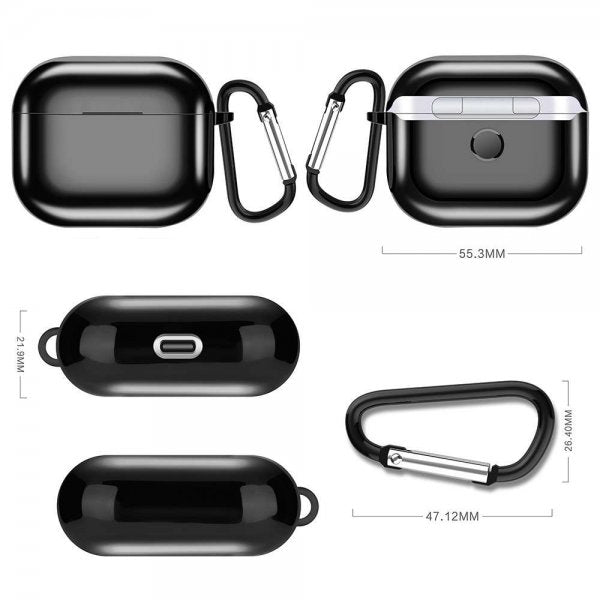 AirPods 3 Kuori Pinnoitettu Musta