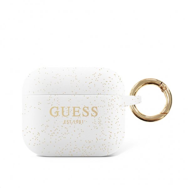 Guess AirPods 3 Kuoret Printed Logo Valkoinen