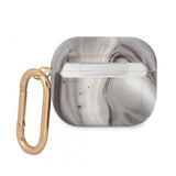 Guess AirPods 3 Kuoret Shiny Marble Musta