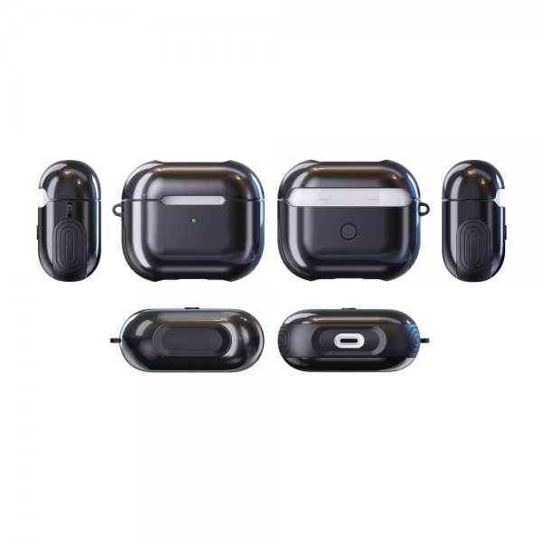 AirPods 3 Kuori Kumipintainen Musta