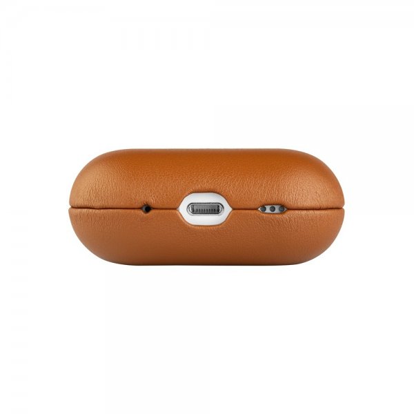Kiinteät AirPods 3 Kuori PodsLeather MagSafe Ruskea