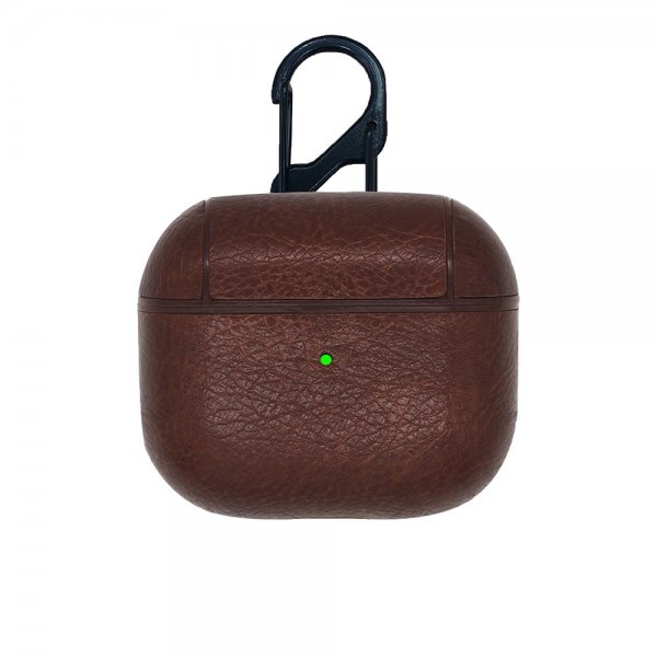 AirPods 3 Kuori PU-nahka Tummanruskea