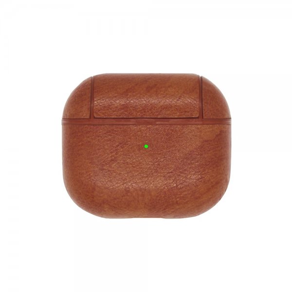 AirPods 3 Kuori PU-nahka Vaaleanruskea