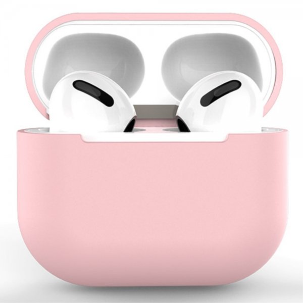 AirPods 3 Kuori Silikoni Vaaleanpunainen
