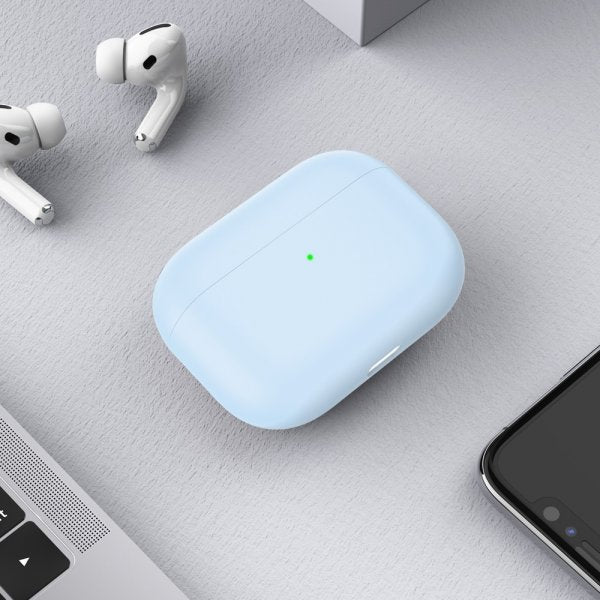 AirPods 3 Kuori Silikoni Vaaleansininen